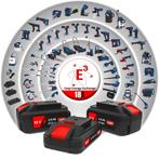 Gude HS 36-302-30Kit Accuheggenschaar incl. 2 accu's/lader!!, Ophalen, Nieuw, Accu, Gude