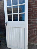 Hard houten buitendeur, Gebruikt, 80 tot 100 cm, Ophalen of Verzenden, Buitendeur