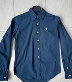 Ralph Lauren blouse gerailleerd dames mt 38-40, Maat 38/40 (M), Blauw, Nieuw, Ophalen of Verzenden