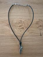 Fossil ketting rvs leer, Sieraden, Tassen en Uiterlijk, Kettingen, Overige materialen, Ophalen of Verzenden, Zo goed als nieuw