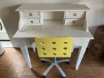 Superleuk vintage bureau inclusief bureaustoel, Ophalen, Gebruikt, Bureau