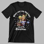 The Muppet Christmas Carol T-Shirt Top, Kleding | Heren, T-shirts, Maat 52/54 (L), Verzenden, Zwart, Nieuw