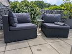 Polyrattan tuinset, 2-zits, Tuin en Terras, Tuinsets en Loungesets, Gebruikt, Aluminium, Loungeset, Bank