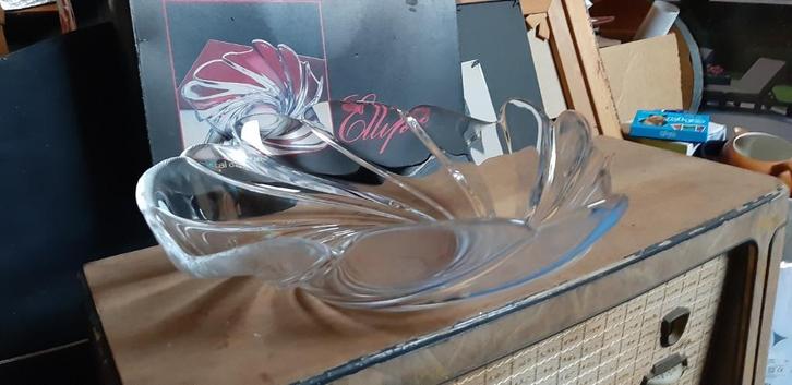 Kristallen kom van het merk Ellipse (Cristal d'Arques), Antiek en Kunst, Antiek | Glas en Kristal, Ophalen of Verzenden