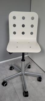 Witte bureaustoel met wielen Ikea, Ophalen, Gebruikt, Wit, Bureaustoel
