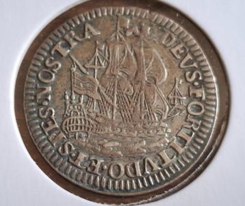 Scheepjesschelling 1678 van West-Friesland (Uiterst mooi) beschikbaar voor biedingen