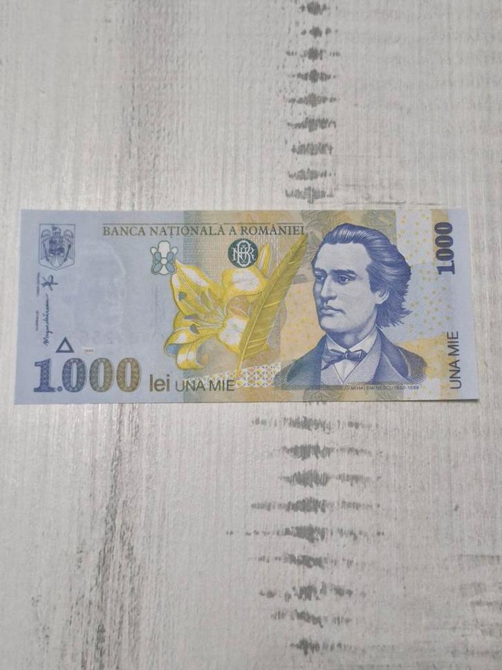 Roemenië 1000 Lei 1999 Bankbiljet UNC, Postzegels en Munten, Bankbiljetten | Europa | Niet-Eurobiljetten, Overige landen, Ophalen of Verzenden