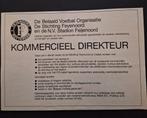 Oude vintage advertentie commercieel directeur Feyenoord, Ophalen of Verzenden, Gebruikt, Feyenoord, Poster, Plaatje of Sticker