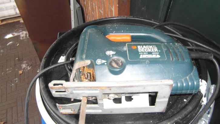 decoepeerzaag pendel black dekker, Tuin en Terras, Hakselaars, Zo goed als nieuw, Elektrisch, Ophalen of Verzenden