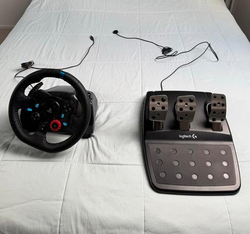 Logitech G29 Racestuur + Pedalen, Spelcomputers en Games, Spelcomputers | Overige Accessoires, Gebruikt, Ophalen of Verzenden