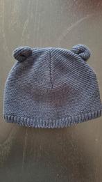 Babymutsje met oortjes, blauw, C&A, C&A, Jongetje of Meisje, Maat 56, Ophalen of Verzenden