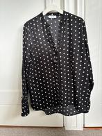 Love & Divine Blouse - Zwart met Polkadots - Maat M, Kleding | Dames, Zwart, Ophalen of Verzenden, Zo goed als nieuw, Maat 38/40 (M)