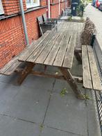 *Gratis ophalen* Picknicktafel / Tuintafel, Tuin en Terras, Picknicktafels, Ophalen, Zo goed als nieuw, Rechthoekig, Hout