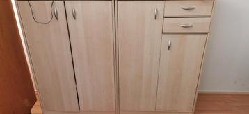 2x losse kast met lade