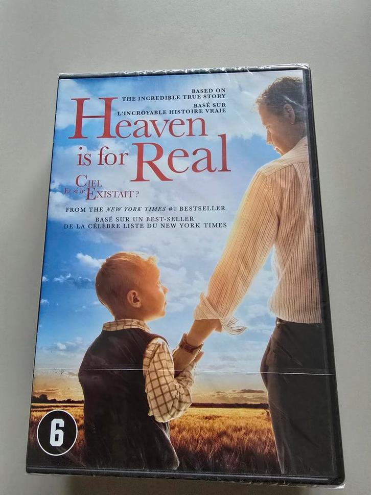 Nieuw! Dvd heaven is for real, Cd's en Dvd's, Dvd's | Religie en Gospel, Nieuw in verpakking, Alle leeftijden, Ophalen of Verzenden