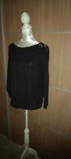 top TUNIEK nieuw met kant 44 ZWART dameskleding, Zwart, Maat 42/44 (L), Nieuw, Ophalen of Verzenden