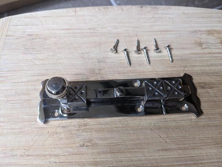 Deurgrendel, Doe-het-zelf en Verbouw, Hang- en Sluitwerk, Nieuw, Slot, Overige materialen, Ophalen