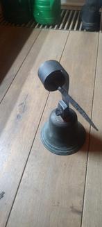 echt antieke trekbel. bronse deurbel. oud!, Antiek en Kunst, Ophalen of Verzenden, Brons