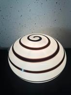 Retro glazen Swirl zebra tafellamp lamp van Eglo, Huis en Inrichting, Lampen | Tafellampen, Ophalen of Verzenden, Eglo, ?, ?