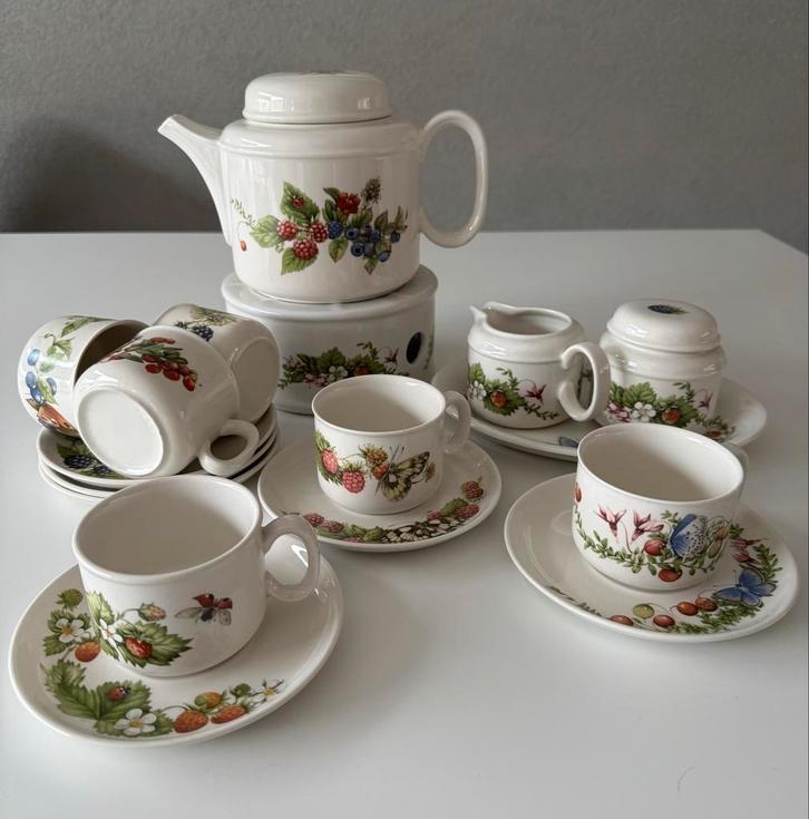 Marjolein Bastin Theeservies - Compleet & Onbeschadigd, Huis en Inrichting, Keuken | Servies, Zo goed als nieuw, Compleet servies