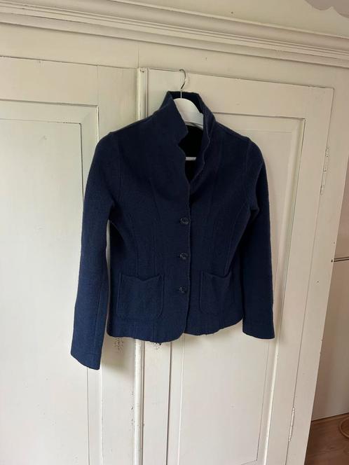 Gerry Weber echt wollen vest, Kleding | Dames, Truien en Vesten, Zo goed als nieuw, Maat 38/40 (M), Blauw, Ophalen