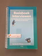 Basisboek Interviewen - Ben Baarda & Monique van der Hulst, Boeken, Ophalen of Verzenden, Gamma, Gelezen, HBO