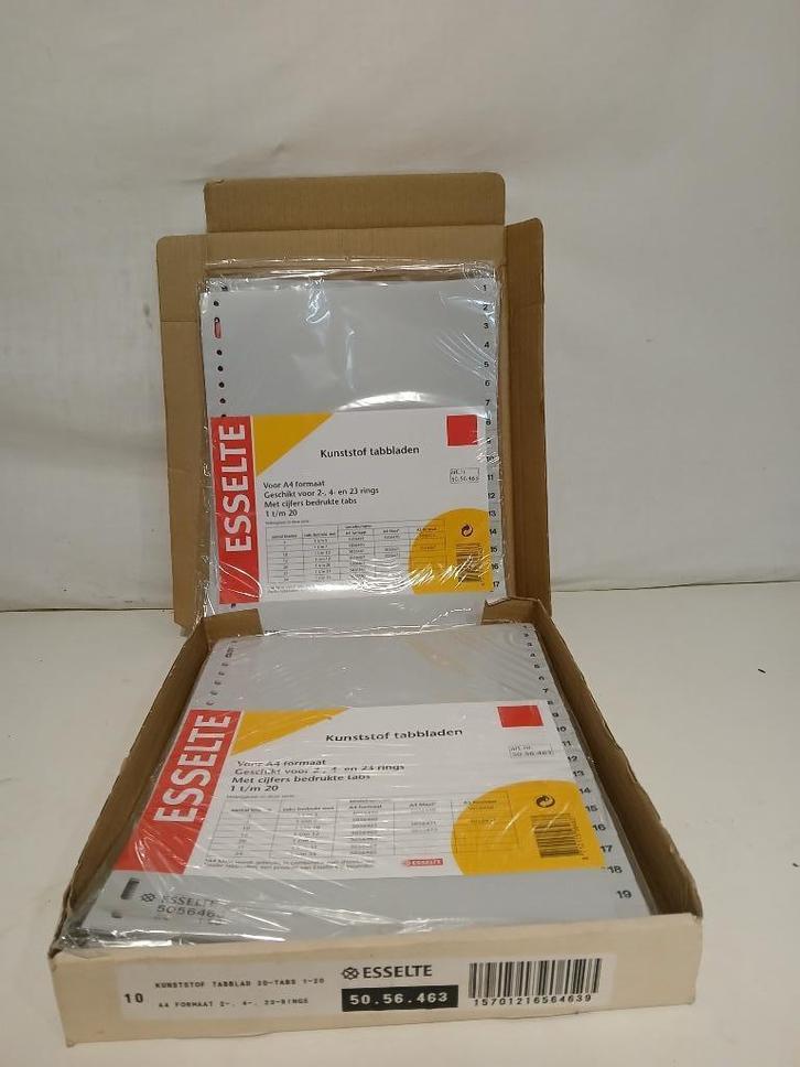 Esselte Kunstof Tabbladen, Diversen, Schrijfwaren, Nieuw, Ophalen of Verzenden