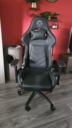 QWARE Gaming Chair Alpha - Zwart, Gebruikt, Ophalen of Verzenden, Zwart