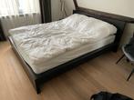 Ikea bedframe 160x200 - Zaterdag ophalen!, Huis en Inrichting, Slaapkamer | Bedden, Ophalen, Zwart, Tweepersoons, Zo goed als nieuw
