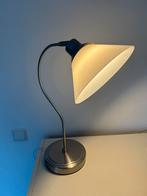 Stijlvolle bureaulamp met glazen kap, Ophalen of Verzenden, Zo goed als nieuw, Glas, Minder dan 100 cm