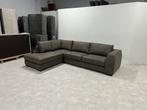 Nieuw GRATIS LEVERING antraciet microleren hoekbank 310x215, Ophalen of Verzenden, Nieuw, 150 cm of meer, Vierpersoons of meer