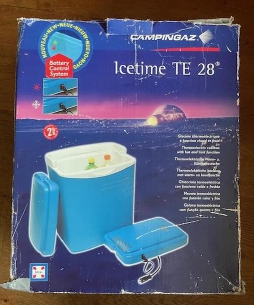 Camping GAZ Icetime TE28 Koelbox, Caravans en Kamperen, Koelboxen, Zo goed als nieuw, Koelbox, Elektrisch, Ophalen of Verzenden