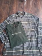 PME Legend Overhemd + T-shirt - Maat L/XL, Ophalen of Verzenden, Zo goed als nieuw, Groen, PME Legend