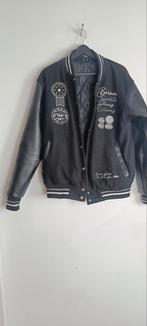Burned sports varsity baseball jacket, Ophalen of Verzenden, Zo goed als nieuw