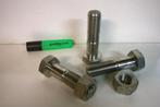 Grote RVS bouten en moeren m30, Nieuw, Ophalen of Verzenden, Minder dan 50 mm, Rvs