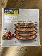 pizzabakset Home Creation, incl 4 pizzaplaten en een houder., Ophalen, Zo goed als nieuw