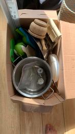 Doos voor de rommelmarkt met verschillende keuken spulletjes, Ophalen of Verzenden, Gebruikt