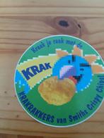 sticker Krakrakkers van Smiths Crispy Chips ! ( 2 ), Verzamelen, Ophalen of Verzenden, Zo goed als nieuw, Bedrijf of Vereniging