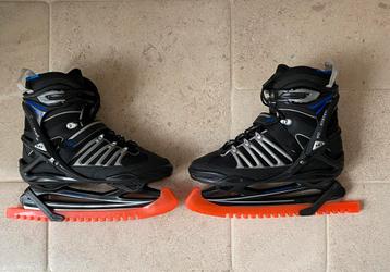 Zwarte Nijdam schaatsen maat 44, gevoerd en in topstaat beschikbaar voor biedingen