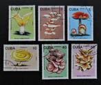 Cuba - paddestoelen - serie 6 prachtige zegels - 1989, Dier of Natuur, Ophalen, Gestempeld