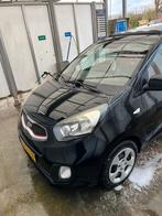 Kia Picanto 1.2 Cvvt 3-DRS 2013 Zwart, Auto's, Voorwielaandrijving, Stoelverwarming, 4 cilinders, 400 kg
