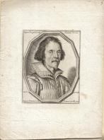Ottavio Leoni ets & roulette "Portret Giuseppe Cesari",1621, Antiek en Kunst, Ophalen