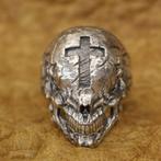 Skull ring - Bloody Mary - 925 Zilver, Beyondthepaintingstudio@gmail.com, Nieuw, Dame of Heer, Zilver