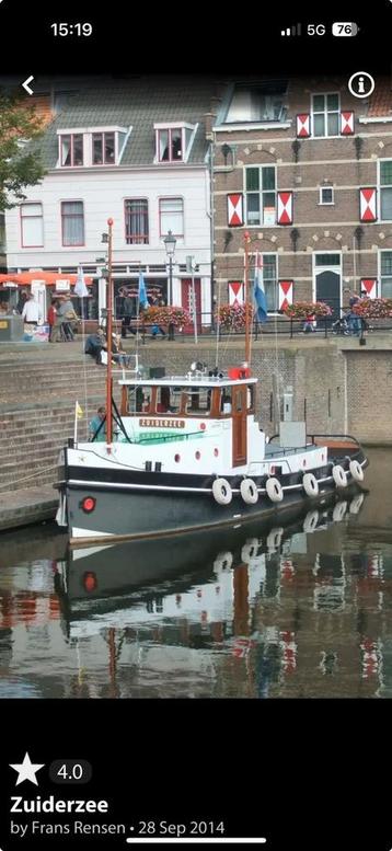 Duwsleepboot, sleepboot, geldig s.i. duwcertificaat, opduwer beschikbaar voor biedingen