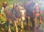 Prachtig werk Dirk Jan Koets (1895-1956), Antiek en Kunst, Kunst | Schilderijen | Klassiek, Ophalen of Verzenden