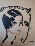 Kees van Dongen, origineel schilderij, met stempel, Antiek en Kunst, Kunst | Schilderijen | Klassiek, Ophalen