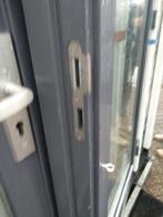 Kozijn met dubbele deuren en zijlichten, Ophalen of Verzenden, Glas, 120 cm of meer, 215 cm of meer