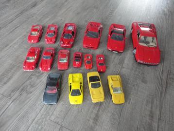 VERZAMELING  FERRARI  AUTO S VAN 1;87 /1;18 beschikbaar voor biedingen