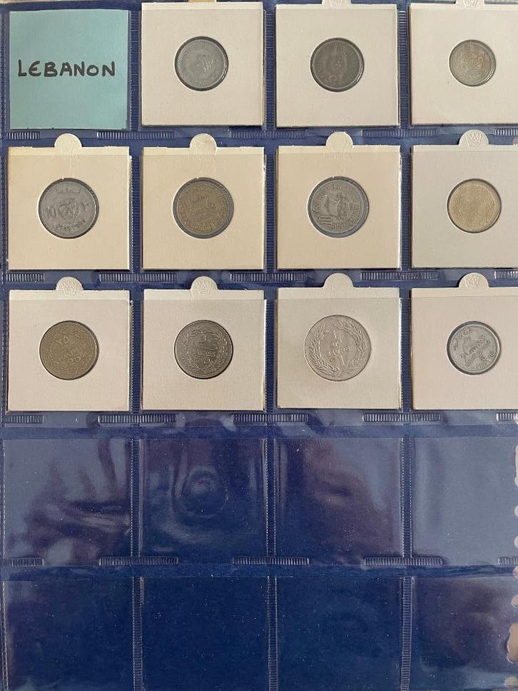Munten uit het midden oosten verzameling, Postzegels en Munten, Munten | Azië, Midden-Oosten, Zilver, Ophalen of Verzenden