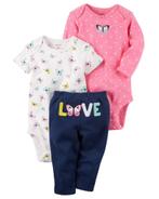 Carter's 3-piece baby girl set 12m, Meisje, Nieuw, Ophalen of Verzenden, Setje